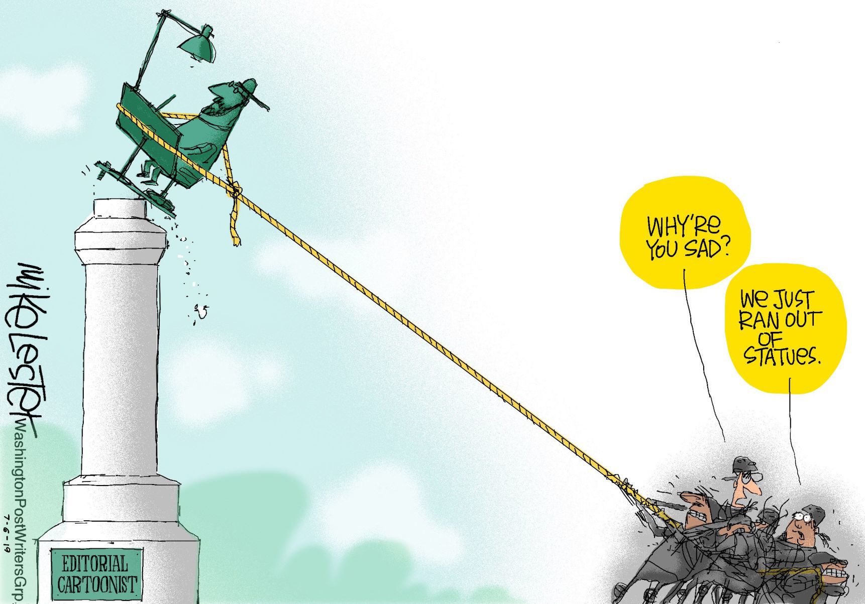 Mike Lester cartoon
